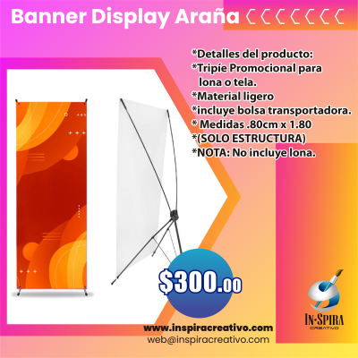 Banner Display Araña